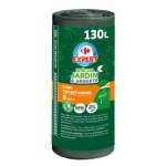 Sac poubelle jardin et gravats 130l liens traditionnel x8 carrefour - les 8 sacs Sac poubelle jardin et gravats 130l liens traditionnel x8 carrefour - les 8 sacs