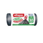 Sac poubelle lien coulissant 30l alfapac - x15