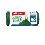 Sacs poubelle avec liens coulissants - 30l alfapac - x20