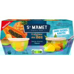 Fruits au sirop cocktail fracheur des iles st mamet - les 4 pots de 113g