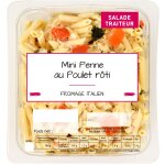 Salade de pâtes mini penne poulet rôti mix buffet - la barquette de 800g Salade de pâtes mini penne poulet rôti mix buffet - la barquette de 800g