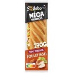 Sandwich baguette pain viennois poulet rti sauce tandoori sodebo - baguette - 270 g