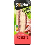 Sandwichs club pain complet rosette sodebo - 2 clubs triangles - 125 g