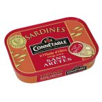 Sardines huile d'olive s / arte connetable - la boite de 115 g
