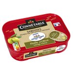 Sardines  l'huile d'olive vierge extra connetable - la boite de 115g