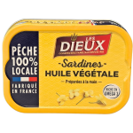 Sardines  l'huile vgtale le tresor des dieux - la boite de 115g