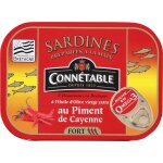 Sardines au piment de cayenne connetable - les 3 boites de 102 g