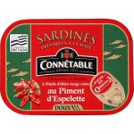 Sardines au piment d'espelette connetable - les 3 boites de 102 g net �goutt�