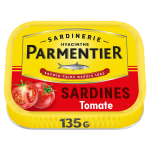 Sardines tomate parmentier - la boite de 135g