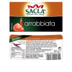 Sauce arrabbiata sacla - le pot de 190 g