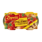 Sauce italienne zapetti - les 2 boites de 190 g Sauce italienne zapetti - les 2 boites de 190 g
