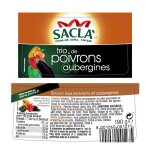 Sauce poivrons aubergines sacla - le pot de 190 g