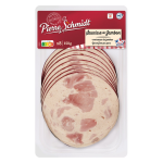 Saucisse de jambon pierre schmidt - la barquette de 8 tranches - 150g
