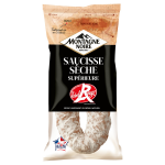 Saucisse sche courbe label rouge montagne noire - la saucisse de 225g