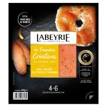 Saumon fumé huile infusée au citron et combawa labeyrie - le paquet de 4 À 6 tranches Saumon fumé huile infusée au citron et combawa labeyrie - le paquet de 4 À 6 tranches