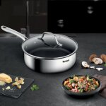 Sauteuse 24cm infinite en inox avec couvercle tefal - l'unit