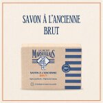 Savon solide mains et corps tradition sans parfum le petit marseillais - le savon de 300g Savon solide mains et corps tradition sans parfum le petit marseillais - le savon de 300g
