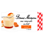 Semoule au lait au caramel bonne maman - les 4 pots de 100g