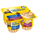 Semoule au lait rhum raisin la laitiere - les 4 pots de 115g