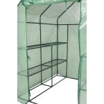 Serre de jardin avec etagres 143x143cm h195cm - l'unit