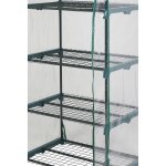 Serre de jardin avec etagres 69x49cm h160cm pour lgumes - l'unit