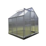 Serre de jardin polycarbonate 3m2 rigide 66 chalet jardin - l'unit