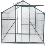Serre de jardin polycarbonate avec base 3. 61m2 190x190x189cm - le serre de jardin