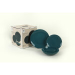 Service vaisselle en faïence 18 pièces bleu carrefour home - le service Service vaisselle en faïence 18 pièces bleu carrefour home - le service