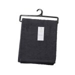 Drap de douche anthracite 100% coton 70x120 cm tex - le drap de douche