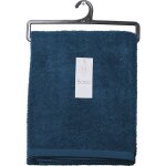 Drap de douche bleu fonc� 100% coton 70x120 cm tex - le drap de douche