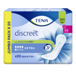 Serviettes fuite urinaire extra discreet jumbo tena - le paquet de 20 serviettes hyginiques