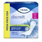 Serviettes fuite urinaire extra plus discreet tena - le pack de 24 serviettes hyginiques
