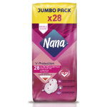Serviettes hyginiques avec ailettes ultra rgulier plus v - protection nana - le pack de 28 serviettes ...