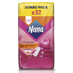 Serviettes hyginiques sans ailettes ultra rgulier v - protection nana - le pack de 32 serviettes hyginiques ...