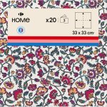 Serviette new horizon 33cm - le lot de 20 - le lot