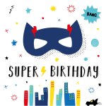 Serviette en papier super birthday x20 mesa bella - le lot de 20 serviettes de 33x33cm