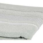 Serviette de toilette aqua bleu vert uni coton 50x90cm tex home - la serviette de toilette