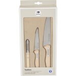 Set 3 couteaux bois carrefour home