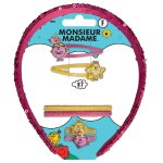 Set accessoires de coiffure monsieur madame - le set