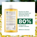 Cheveux blonds À châtains camomille miel et reflets soleil klorane - le flacon de 400ml Cheveux blonds À châtains camomille miel et reflets soleil klorane - le flacon de 400ml