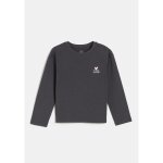 T - shirt fille anthracite manches longues 3 - 4 ans tex