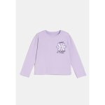 T - shirt fille lilas manches longues 4 - 5 ans tex