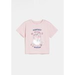 T - shirt fille rose 9 - 10 ans tex