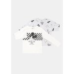 T - shirt garçon blanc cassé / gris 5 - 6 ans mickey disney - le lot de 2 t - shirts T - shirt garçon blanc cassé / gris 5 - 6 ans mickey disney - le lot de 2 t - shirts