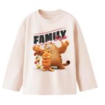 T - shirt garon blanc cass manches longues 4 - 5 ans nickelodeon