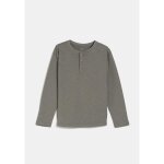 T - shirt garon kaki manches longues 5 - 6 ans tex
