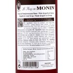 Sirop pamplemousse rose monin - la bouteille de 70 cl