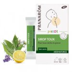 Sirop toux bio pour enfants bio pranarom - le lot de 20 sticks de 5ml