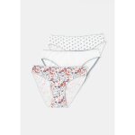 Slip femme bleu glacier t34 / 36 tex - le lot de 3 slips