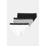 Slip homme blanc / gris / noir t4 tex - le lot de 3